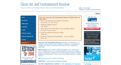 Desktop Screenshot of cleanairandcontainment.com